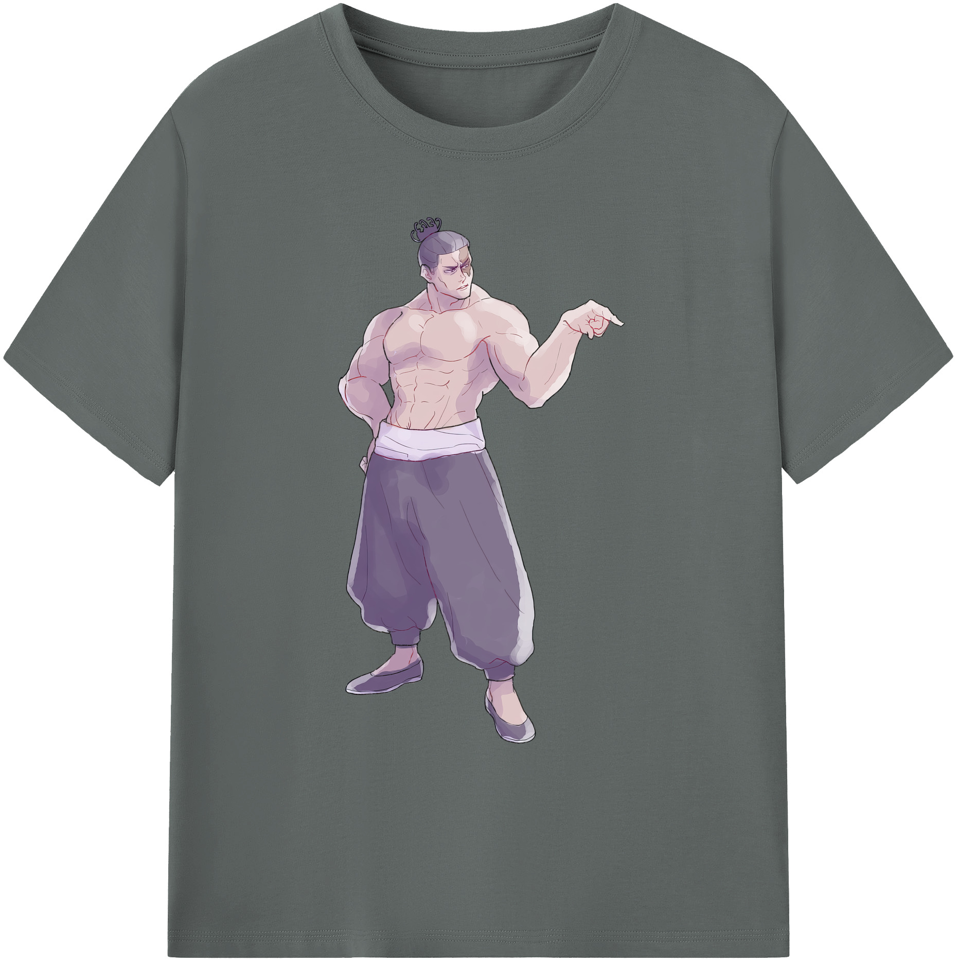 （画像用） 呪術廻戦 Jujutsu Kaisen 綿100％ メンズ半袖Tシャツ｜肌触りやわらか＆通気性